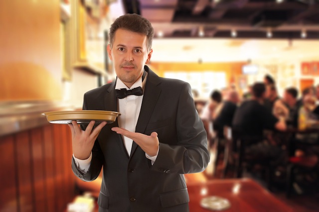 Professional waiter